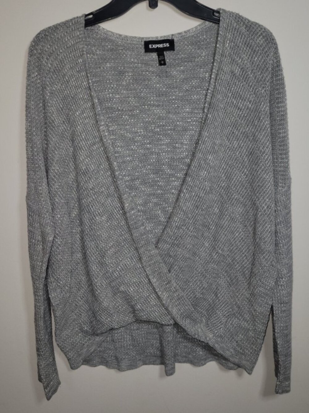 Express Women's Large Gray Sweater